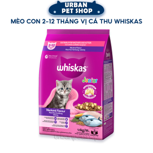 Hạt Mèo Con 2-12 Tháng Vị Cá Thu Whiskas
