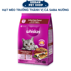 Hạt Mèo Trưởng Thành Vị Cá Saba Nướng Whiskas