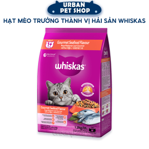 Hạt Mèo Trưởng Thành Vị Hải Sản Sành Ăn Whiskas