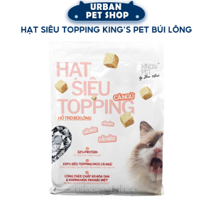 Hạt Siêu Topping Cá Ngừ Kings Pet Hỗ Trợ Búi Lông 1kg