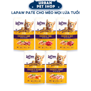 Lapaw Pate Gói Thịt Thật Dạng Thạch Cho Mèo Thèm Ăn