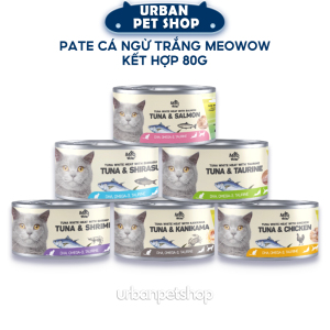 Pate Cá Ngừ Trắng Meowow 80g