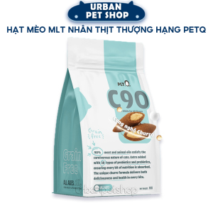 Hạt Mèo Nhân Thịt Thượng Hạng PetQ Mọi Lứa Tuổi, Hạt PetQ Churro C90
