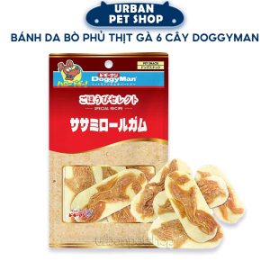 Bánh Da Bò Phủ Thịt Gà 6 Cây Doggyman