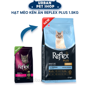 Reflex Plus Choosy Adult Cat Food With Salmon Thức Ăn Hạt Cho Mèo Kén Ăn Vị Cá Hồi 1.5kg