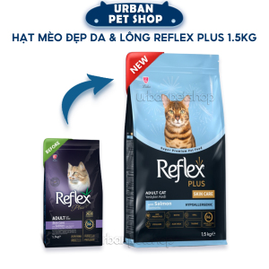 Reflex Plus Skin Care Adult Cat Food With Salmon Hạt Cho Mèo Trưởng Thành Hỗ Trợ Da Lông 1.5kg