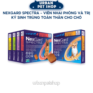 NexGard Spectra Viên Nhai Phòng Và Trị Ký Sinh Trùng Toàn Thân Cho Chó
