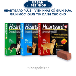 Heartgard Plus Viên Nhai Xổ Giun Đũa, Giun Móc, Giun Tim Dành Cho Chó