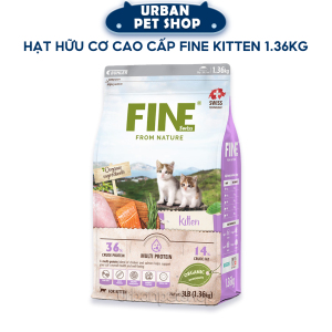Fine Cat Kitten Thức Ăn Hữu Cơ Tự Nhiên Cho Mèo Con (1.36kg)