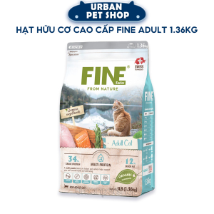 Fine Cat Adult Thức Ăn Hữu Cơ Tự Nhiên Cho Mèo Trưởng Thành (1.36kg)
