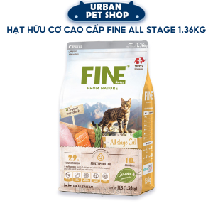 Fine Cat All Stage Thức Ăn Hữu Cơ Tự Nhiên Cho Mèo Mọi Lứa Tuổi (1.36kg)