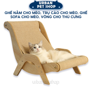 Ghế Sofa Lười Đan Sợi Sisal Cho Mèo Cào Móng Dạng Võng